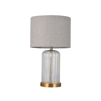 18.5" Glass Base Table Lamp Clear (Includes LED Light Bulb) - Project 62™