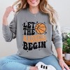 Simply Sage Market Women's Garment Dyed Graphic Sweatshirt Madness Begin Basketball - 2 of 4