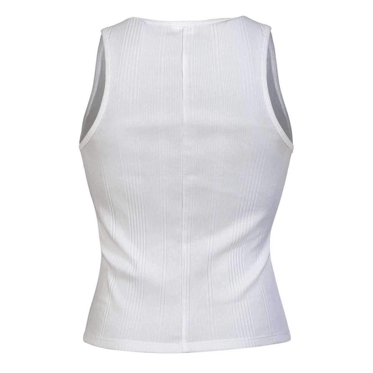 NCAA Texas A&M Aggies Women's White Ribbed Tank Top - thumbnail 2