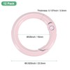 Unique Bargains Metal Spring O Rings Zinc Alloy Durable Multipurpose Lightweight Buckle 5/8 Inch - 3 of 4
