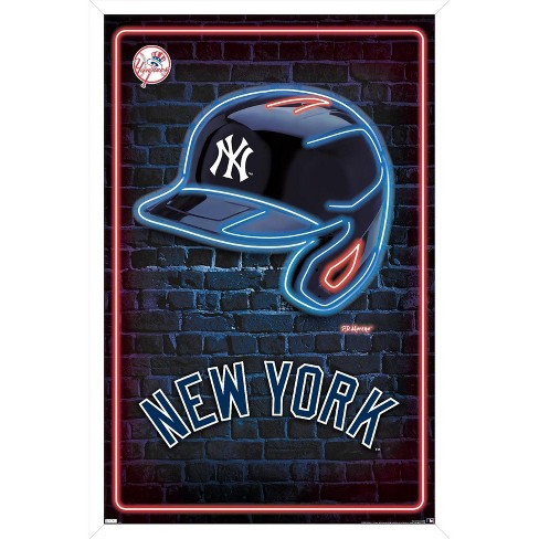 MLB New York Yankees - Neon Helmet 23 Poster