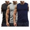 COOFANDY Men's 3 Pack Workout Tank Tops Gym Muscle Tee Bodybuilding Fitness Sleeveless T Shirts - 3 of 4