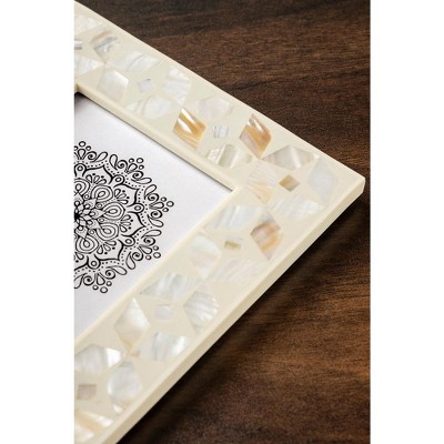 Ivory Mother of Pearl 5x7 Picture Frame
