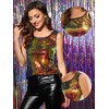 INSPIRE CHIC Women's Sequin Sparkle Glitter Party Camisole Tank Top - 2 of 4