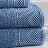 Market & Place Cotton Quick Dry Textured 4-Pack Bath Towel Set - 3 of 4