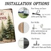 Lomsoe Merry Christmas Metal Tin Signs - Christmas Trees Sign for Farmhouse, Kitchen, Home & Party Wall Decor - 8x12 Inch - 3 of 4