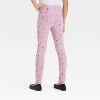 Girls' Halloween Leggings - Cat & Jack™ Purple - 2 of 3