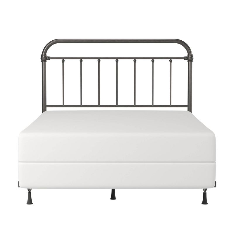 Full/Queen Kirkland Metal Headboard with Frame Aged Pewter - Hillsdale Furniture, 5 of 14