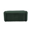 NicBex Modern 44.1" Storage Bench Corduroy Upholstered Accent Stool with Cushioned Top for Entryway and Living Room - 4 of 4