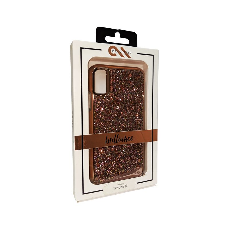 Case-Mate Brilliance Case for iPhone XS/X - Rose Gold, 1 of 6