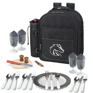 NCAA Boise State Broncos Four Person Picnic Backpack with Soft Sided Cooler - 1 of 4