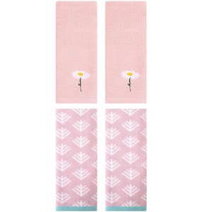 REGALWOVEN 4 Pcs Soft Absorbent Cotton Hand Towels - 1 of 4