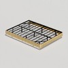 FURNIinspire Beds Queen Size Bed Frame Floating Bed with Wave Curve Wood Texture, Heavy Duty Metal Slats, Noise Free, Beige, 80.5"*61.42"*10.04" - 2 of 4