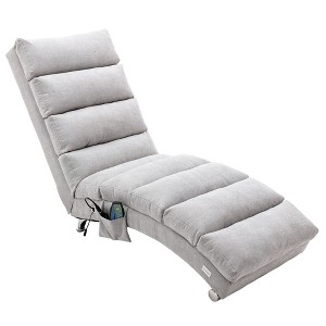 NicBex Linen Accent Chair Modern Massage Recliner with Remote Control Electric Massage Recliner with 5 Massage Modes for Bedroom,Living Room - 1 of 4