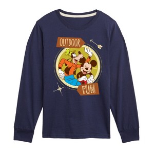 Boys' - Disney - Outdoor Fun Long Sleeve Graphic T-Shirt - 1 of 4