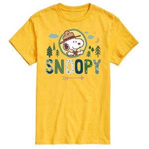 Men's - Peanuts - Ranger Snoopy Short Sleeve Graphic T-Shirt - 1 of 4