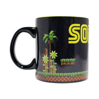 Just Funky Sonic the Hedgehog Heat-Reveal 20 Ounce Ceramic Mug