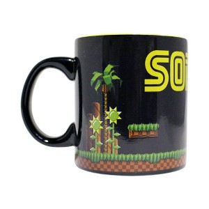 Just Funky Sonic the Hedgehog Heat-Reveal 20 Ounce Ceramic Mug - 1 of 4