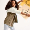 Lands' End Kids Fleece Full Zip Jacket with Hood - 2 of 4
