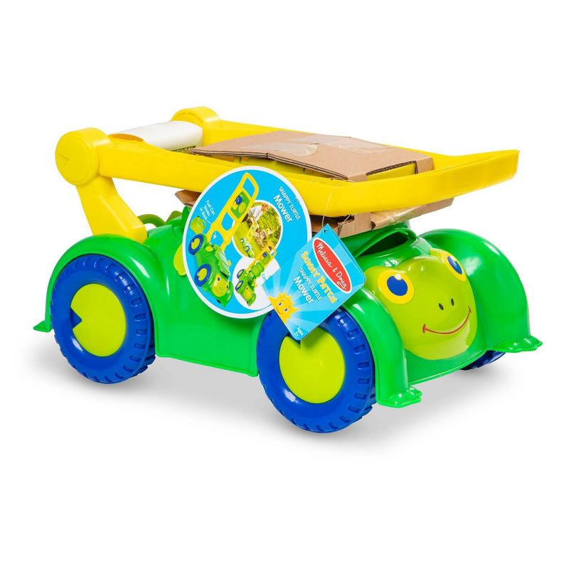 Melissa &#38; Doug Sunny Patch Snappy Turtle Lawn Mower - Pretend Play Toy for Kids, 4 of 11
