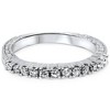 Pompeii3 1/3ct Vintage Diamond Ring 14K White Gold - 2 of 3