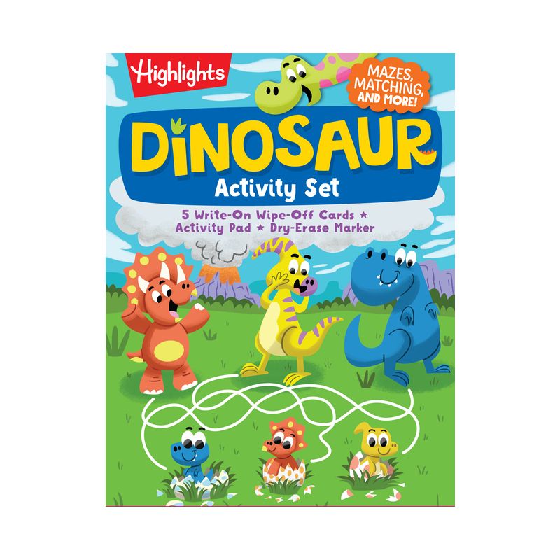 Dinosaur Activity Set - (Highlights Puzzle and Activity Sets) (Paperback), 1 of 2
