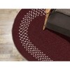 Colonial Mills Grano Braided Rug, Mocha 4x6, Oval Shape - 3 of 4
