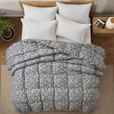 King Midnight Damask Goose Feather Down Comforter