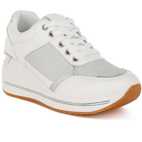 Женские кроссовки London Rag Womens Vespera Faux Leather & Mesh Sneakers 8