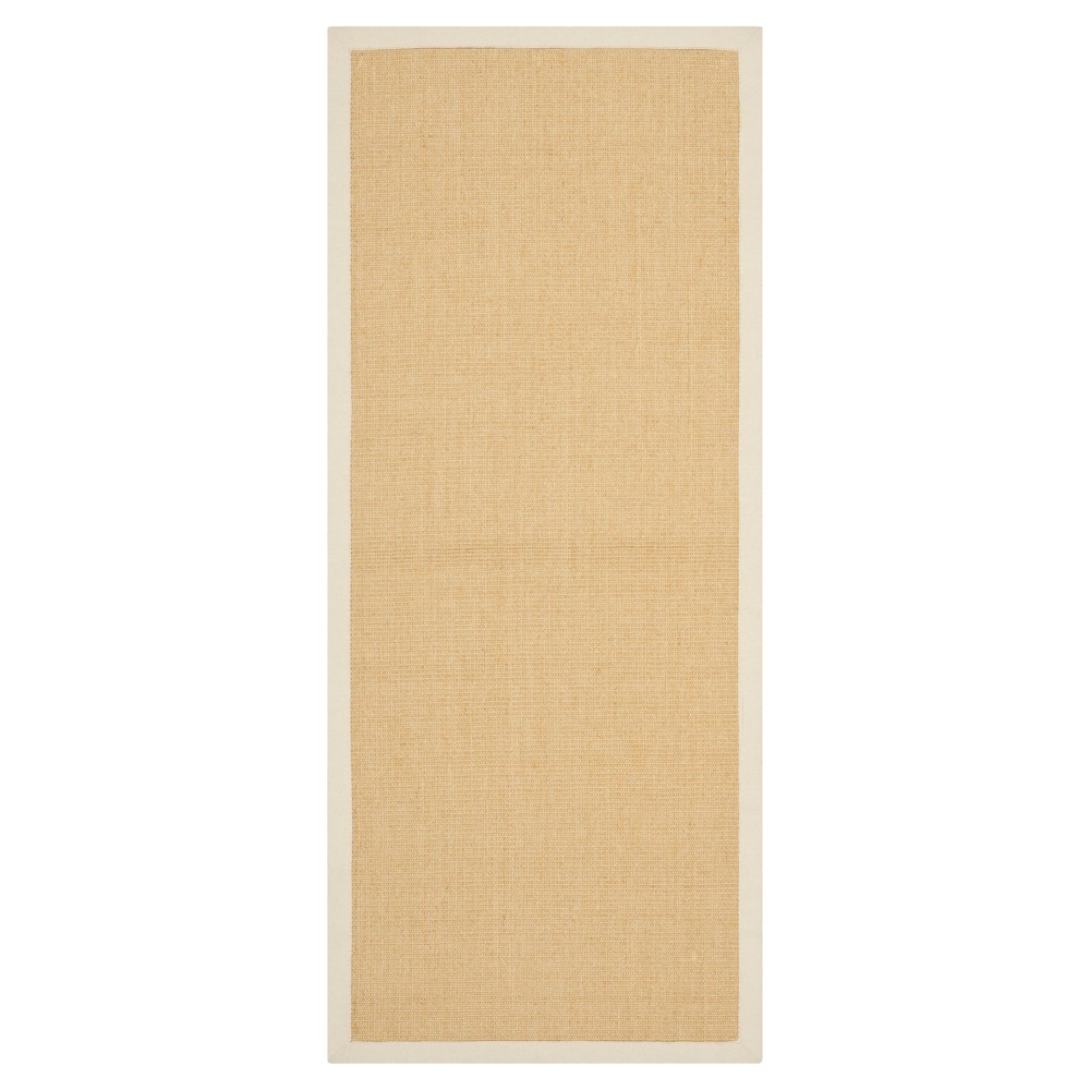 2'6inx6' Runner Klara Natural Fiber Maize/Wheat - Safavieh