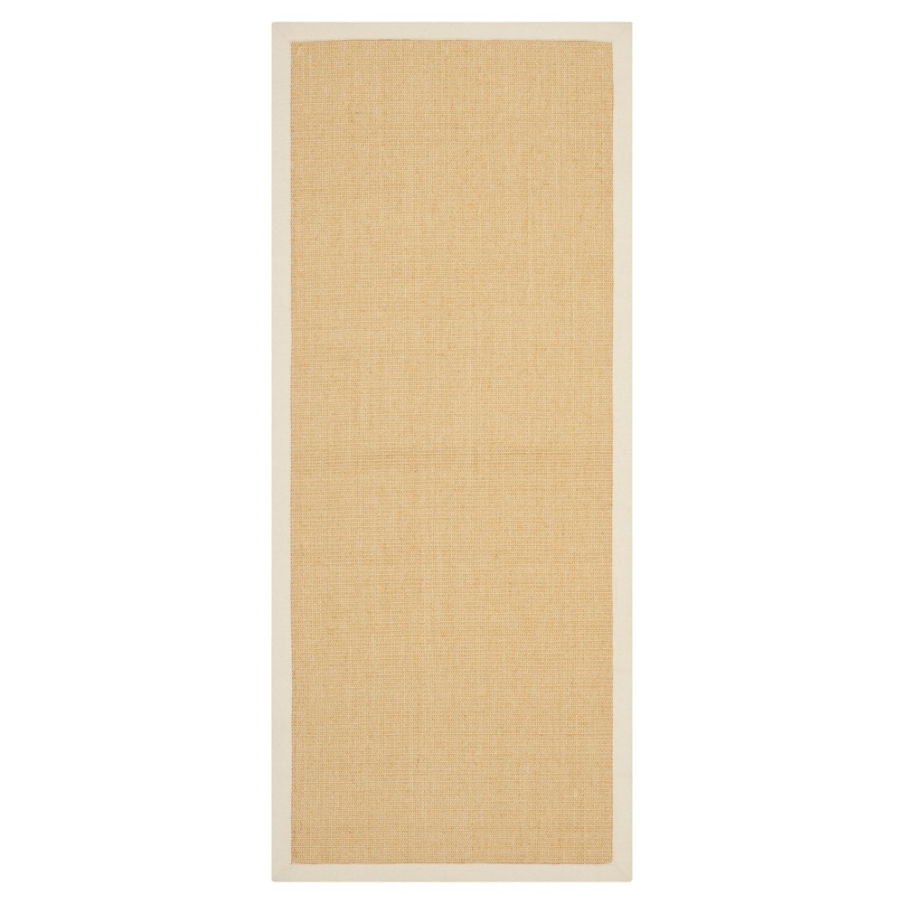 2'6inx6' Runner Klara Natural Fiber Maize/Wheat - Safavieh