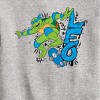 Boys' - Teenage Mutant Ninja Turtles - Leo Graphic Long Sleeve Fleece Sweatshirt - 2 of 4
