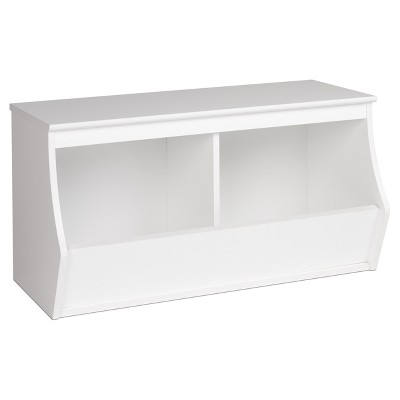 Fremont Entryway Storage Cubbie - 2 Bin - White - Prepac