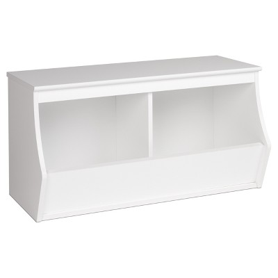 Fremont Entryway Storage Cubbie - 2 Bin - White - Prepac