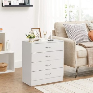 KTMBDW 4 Drawer Dresser for Bedroom, Small Chests of Drawers Modern Nightstand with 4 Storage Drawers, Dressers for Nursery, Hallway, Living Room - 1 of 4