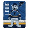 Sleep Squad St. Louis Blues Louie 60 x 80 Raschel Plush Blanket - 2 of 4