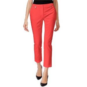 Calvin Klein Womens Zip-Detail Casual Trouser Pants - 1 of 1