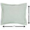 Set of 2 Twin Jullian Collection 100% Cotton Tufted Unique Luxurious Bold Stripes Design Bedspread Set Sage - Better Trends - 3 of 4