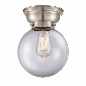 Beacon - 1 Light Flush Mount In Industrial Style-9.15 Inches Tall and 8 Inches Wide - 1 of 1