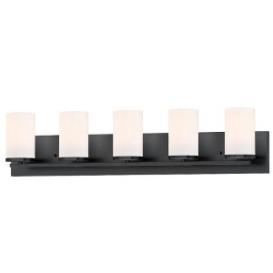 Maxim Lighting Lateral 5 - Light Vanity in  Black - 1 of 1