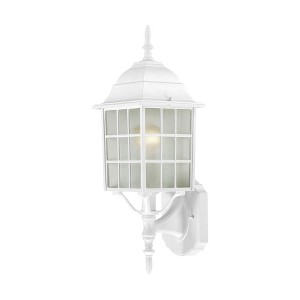 Nuvo Lighting Adams 1 - Light Wall Light in  White - 1 of 1