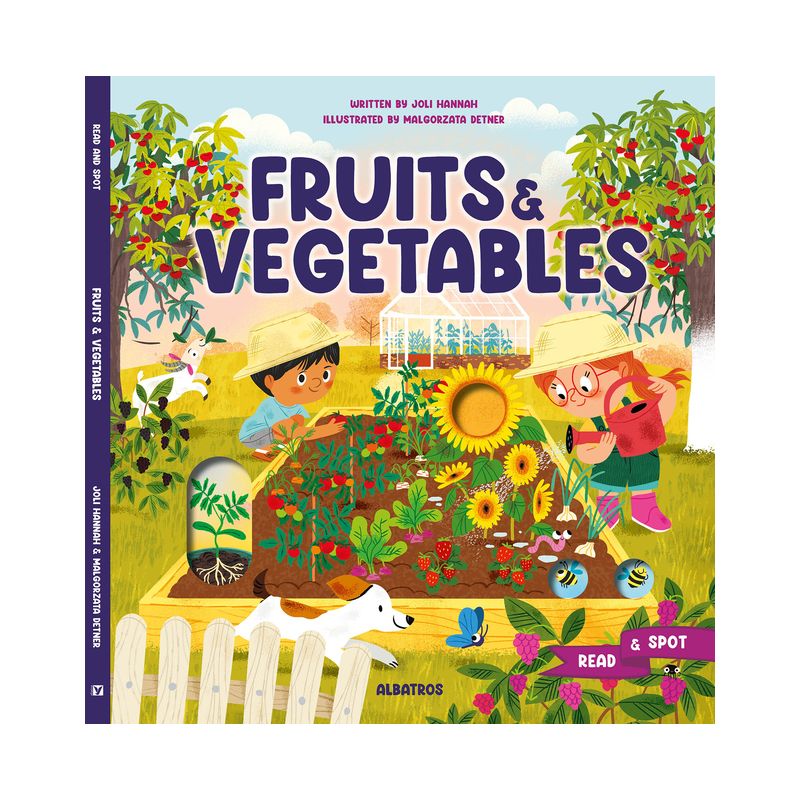 Fruits and Vegetables - (Read & Spot) by  Joli Hannah (Hardcover), 1 of 2