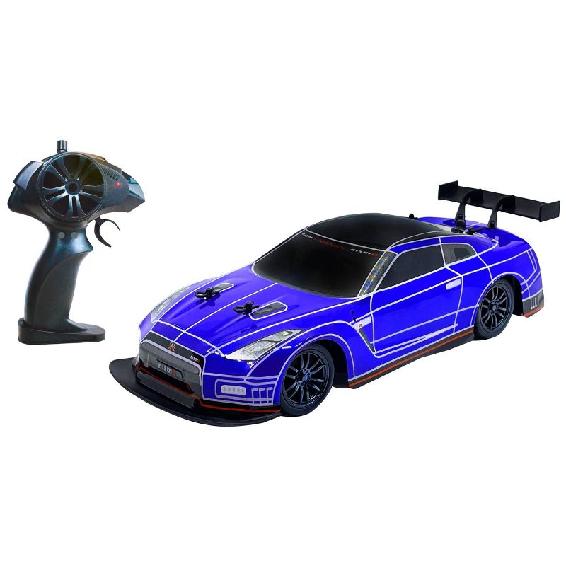Hyper RC Nissan GTR Rechargeable Car with LED/Vapor Effects - 1:16 Scale - 2.4 GHz, 5 of 9