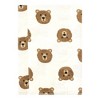 Hudson Baby Cotton Flannel Burp Cloths, Brown Bear 7 Pack, One Size - 3 of 4