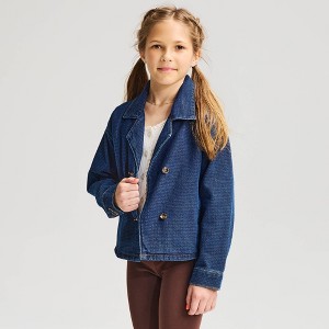 Girls' Denim Button Jacket - Cat & Jack™ Dark Wash XL : Target