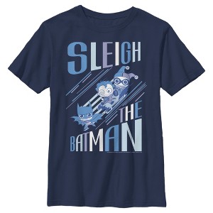 Boy's Batman Christmas Sleigh the Hero T-Shirt - 1 of 3