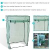 Sunnydaze Outdoor Deluxe Portable Large Potted Plant and Starter Tomato Plant Greenhouse with Roll-Up Door - Green - 2 of 4