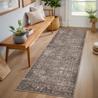 Acekool Vintage Washable Runner Rugs
