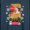 Women's - Coca-Cola - Host The Holidays Lightweight French Terry Wide Neck Long Sleeve Shirt - 2 of 4