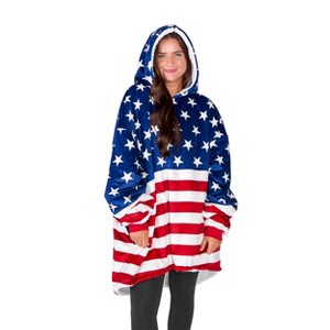 Adult Bare Homey B-Cozy Fleece Wearable Blanket - 1 of 4